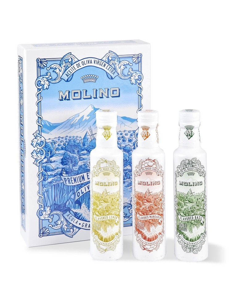 Estuche regalo Premium Molino Sabores 3x250ml