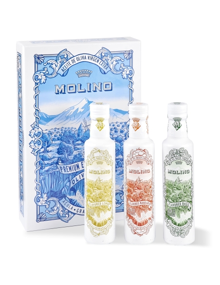 Estuche regalo Premium Molino Sabores 3x250ml